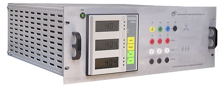 Vista general del Generador Programable de Red Trifásica
